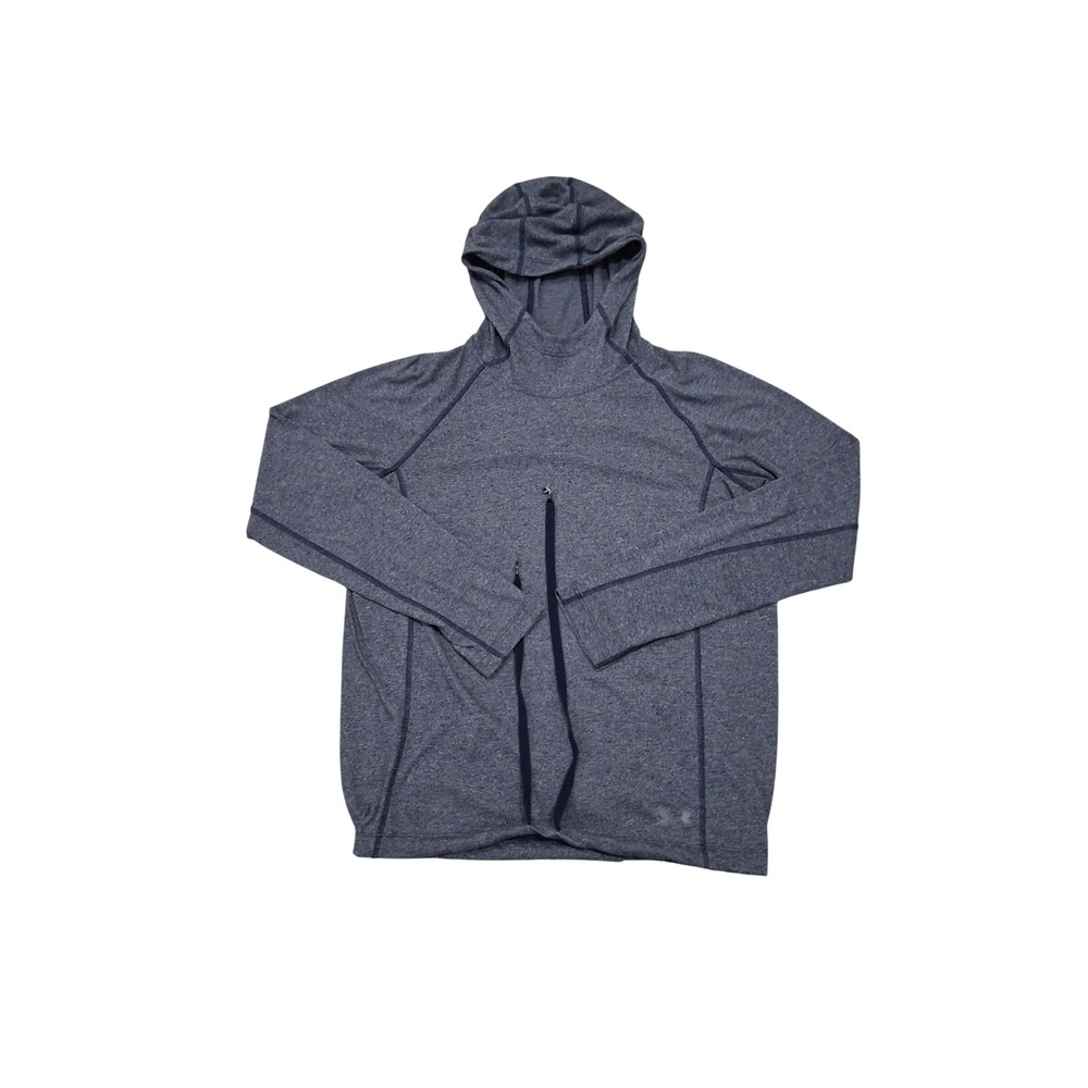 Under Armour Seabourne Blue Heathered Lightweight Performance‎ Hoodie Size M
